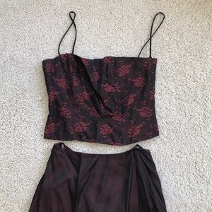 Niki Livas Two Piece Formal Dress, Size 7-8